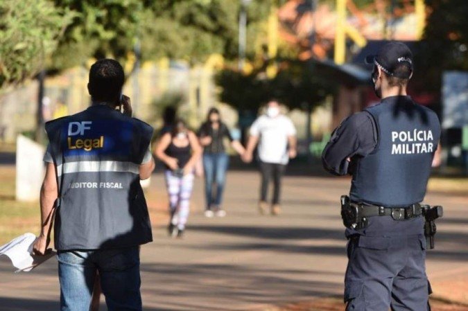 Ações da secretaria ocorrem em parceria com a Polícia Militar do DF - (crédito: Ed Alves/CB/D.A Press) Ações da secretaria ocorrem em parceria com a Polícia Militar do DF - (crédito: Ed Alves/CB/D.A Press)