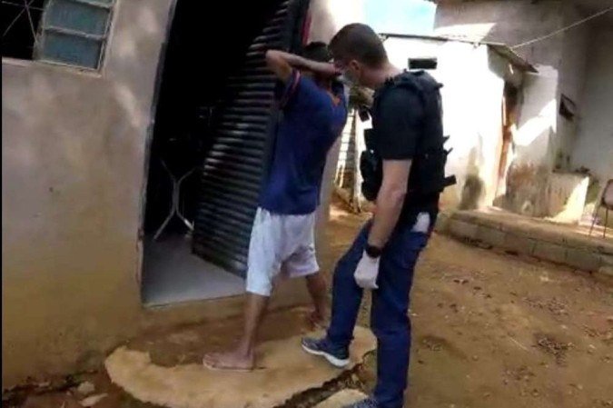 Homem foi preso pela PCDF em Samambaia -  (crédito: Material cedido ao Correio)