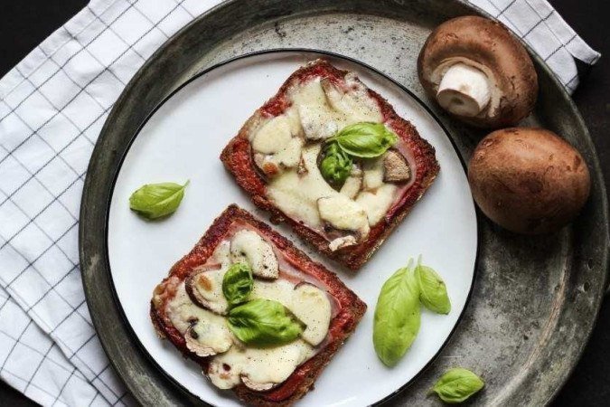 Receita de pizza integral com tofu - (crédito: Freeletics/Divulgação) Receita de pizza integral com tofu - (crédito: Freeletics/Divulgação)