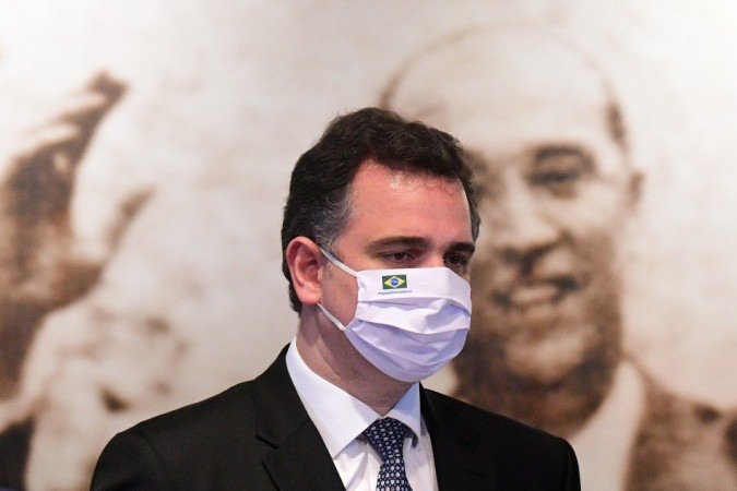 27/10/2021. Cr?dito: Ed Alves/CB/D.A Press. Brasil. Bras?lia - DF. Politica. Filiacao do Presidente do Senado Rodrigo Pacheco ao PSD. (Partido Social Democratico). Cerimonia no Memorial JK.