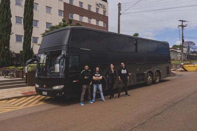 Grupo brasiliense aposta em carreira nacional e trabalho autoral -  (crédito:  Venturini Assessoria de Comunica)