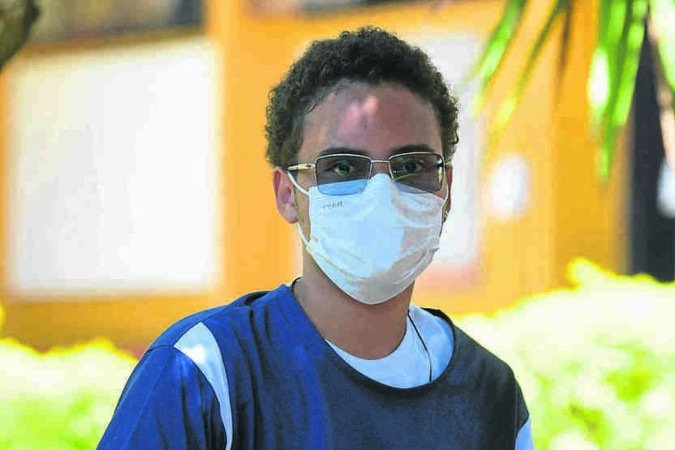 Gustavo de Matos tomou duas doses de vacina e, totalmente imunizado, se sente mais tranquilo para fazer a prova - (crédito: Ed Alves/CB/D.A Press) Gustavo de Matos tomou duas doses de vacina e, totalmente imunizado, se sente mais tranquilo para fazer a prova - (crédito: Ed Alves/CB/D.A Press)