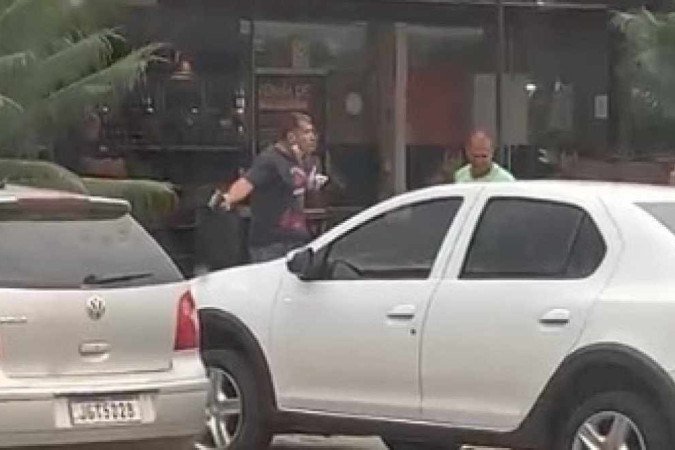 Caso aconteceu na tarde deste domingo em um bar do Jardim Botânico - (crédito: Material cedido ao Correio) Caso aconteceu na tarde deste domingo em um bar do Jardim Botânico - (crédito: Material cedido ao Correio)
