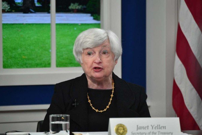 A secretária do Tesouro dos Estados Unidos, Janet Yellen - (crédito: AFP) A secretária do Tesouro dos Estados Unidos, Janet Yellen - (crédito: AFP)