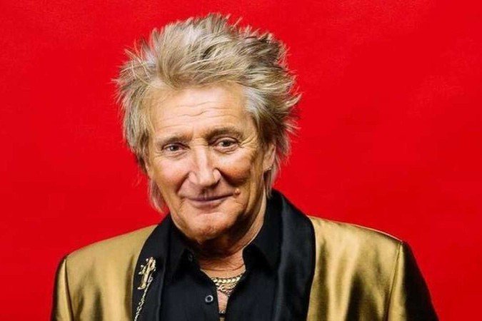 O cantor Rod Stewart 