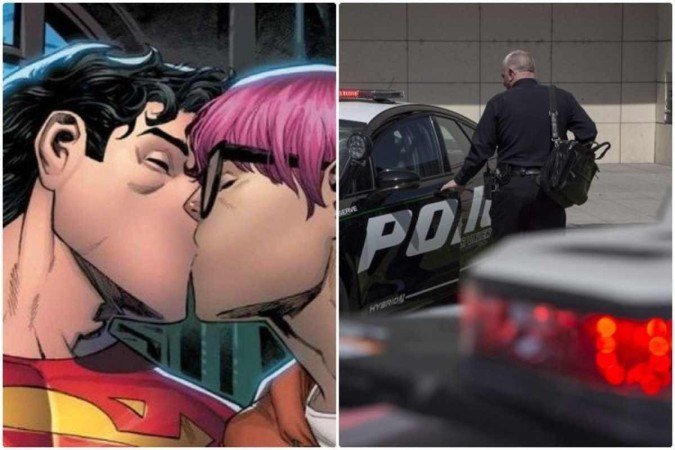 No enredo do quadrinho, o filho do Super-Homem, Jonathan, terá um relacionamento com Jay Nakamura, um amigo e ativista hacker - (crédito: Divulgação/DC Comics - David McNew/AFP) No enredo do quadrinho, o filho do Super-Homem, Jonathan, terá um relacionamento com Jay Nakamura, um amigo e ativista hacker - (crédito: Divulgação/DC Comics - David McNew/AFP)