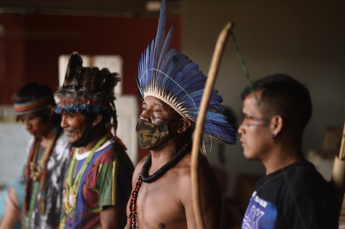  03/11/2021 Crédito: Minervino Júnior/CB/D.A Press. Brasil.  Brasilia - DF. Doação de acervo indígena da Polícia Federal/ Funai para o museu do índio de Brasília. 