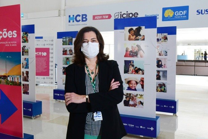  03/11/2021. Crédito: Ed Alves/CB/D.A Press. Brasil. Brasília - DF. Cidades. Nova Diretora do Hospital da Criança Valdenize Tiziani. 