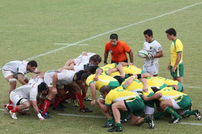 imagem ilustrativa de um jogo de rúgbi - (crédito: BrasilRugby/Divulgação.) imagem ilustrativa de um jogo de rúgbi - (crédito: BrasilRugby/Divulgação.)
