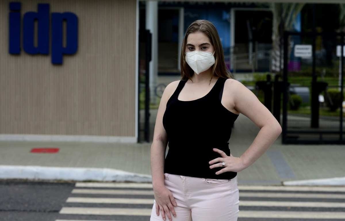  05/11/2021 Novos cursos de graduaÃ§Ã£o no IDP para 2022, Anna Clara Daros, estudante de publicidade e propaganda da instituiÃ§Ã£o.