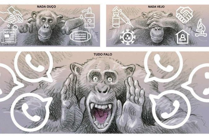 pri-0711-charge charge whatsapp fakenews - (crédito: Quinho) pri-0711-charge charge whatsapp fakenews - (crédito: Quinho)