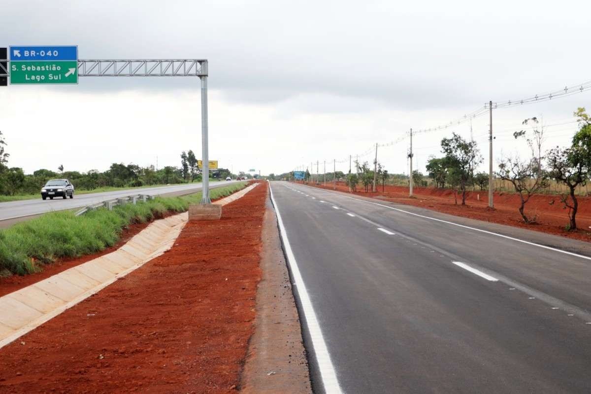 Liberaçâo do 1º Trecho pronto da obra de duplicação da DF-140