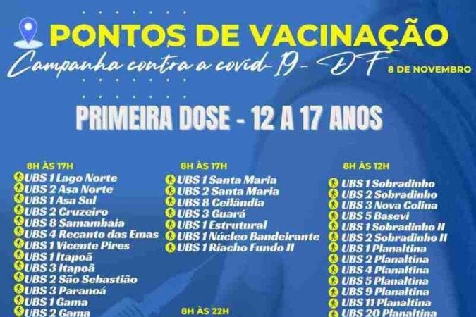 Primeira dose vacina covid-19 (8/11)
