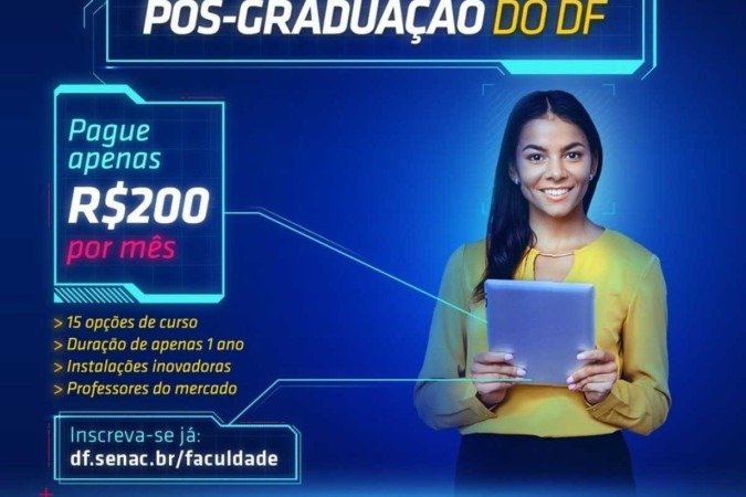  (crédito: Instagram @faculdadesenacdf)