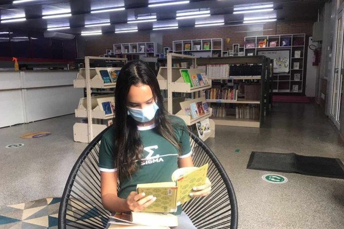 Sofia Chagas criou um método de estudo que segue desde o início do ensino médio: treino constante -  (crédito: Divulgação/Sigma)