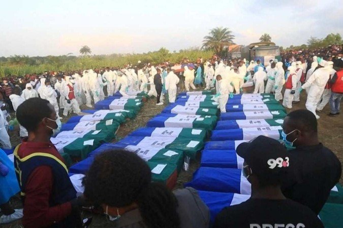 (crédito: STRINGER, Abdulai KARGBO / AFPTV / AFP) (crédito: STRINGER, Abdulai KARGBO / AFPTV / AFP)