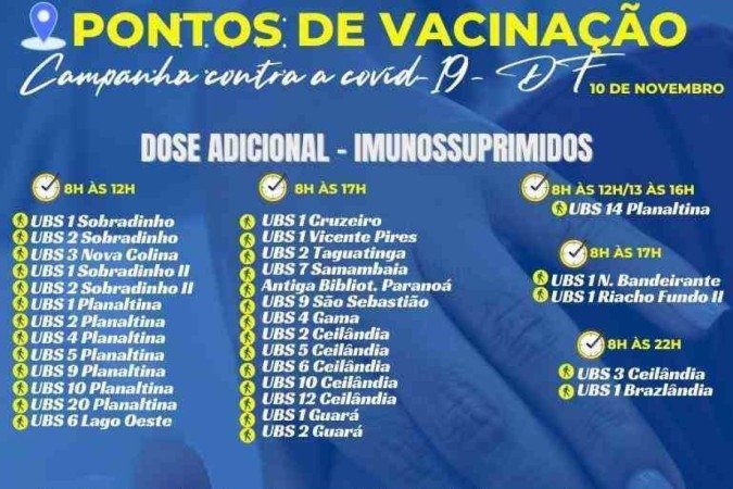 Terceira dose para grupos específicos