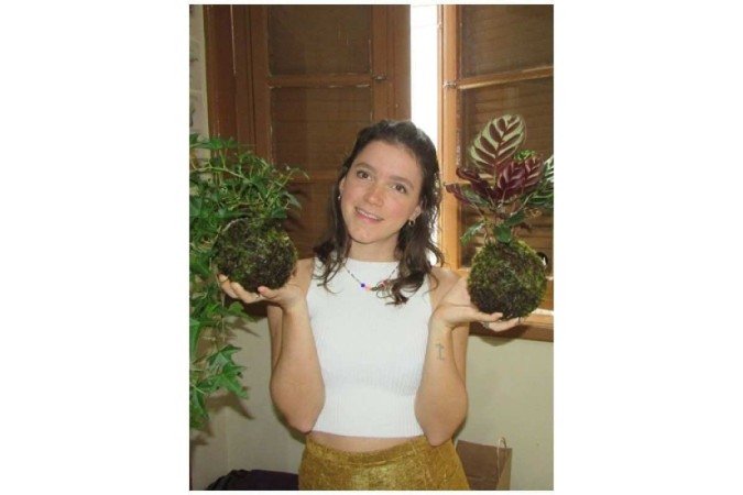 Paula Spadari: fazer kokedamas é uma atividade simples, mas, ao mesmo tempo, complexa 