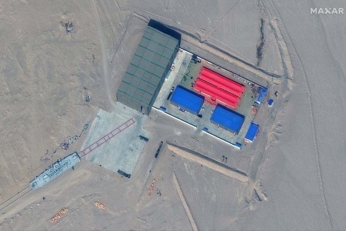 (crédito: Handout / Satellite image ©2021 Maxar Technologies / AFP) (crédito: Handout / Satellite image ©2021 Maxar Technologies / AFP)