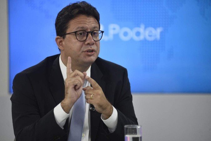  16/11/2021 Crédito: Minervino Júnior/CB/D.A Press. Brasil.  Brasilia - DF. CB Poder. Debate com candidatos a disputa da presidência da OAB DF na bancada Ana Maria Campos. Candidato e atual presidente Delio Lins.