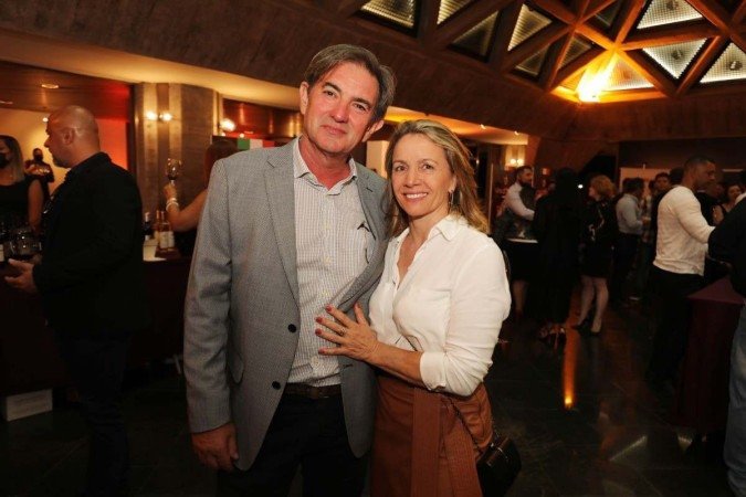 Ronaldo Triacca e a esposa Ana