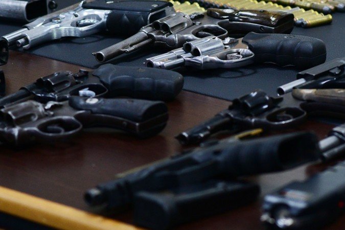 Material encontrado na casa do policial reformado