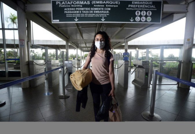 Moradora de Maring&aacute; (PR), Jessica Nascimento passou por Bras&iacute;lia antes de seguir viagem para a Bahia