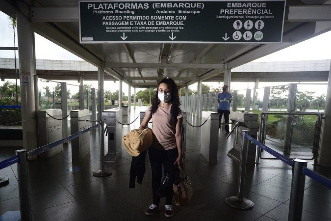 Moradora de Maringá (PR), Jéssica Nascimento passou por Brasília antes de seguir viagem para a Bahia