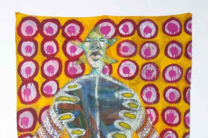 Tela exibida na exposição 'Macedônia' -  (crédito: Divulgação)