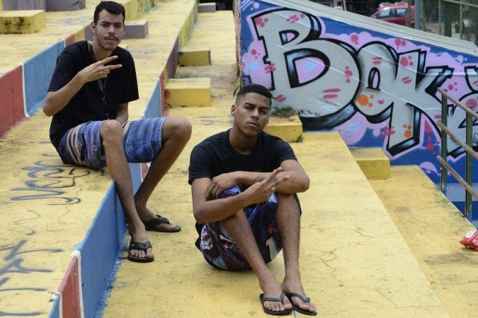 Diego Onório e Luan Alves garantem que vão aproveitar o Dia D e tomar a segunda dose -  (crédito:  Marcelo Ferreira/CB/D.A Press)