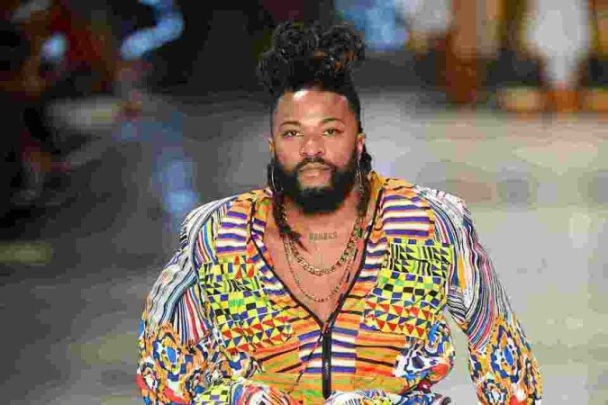 Cadeirante, o ator Rafa Muller foi um dos destaques da 
marca Meninos Rei