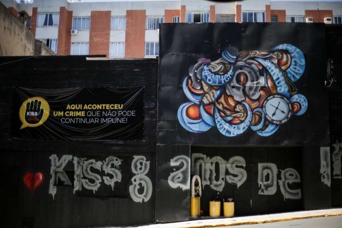 Fachada da Boate Kiss, em Santa Maria (RS): superlotação e falhas de segurança transformaram a casa noturna em um inferno -  (crédito: Renan Mattos/Esp.CB/D.A.Press)