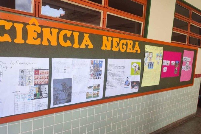 Exposição do Dia da Consciência Negra no CED 1 da Estrutural 