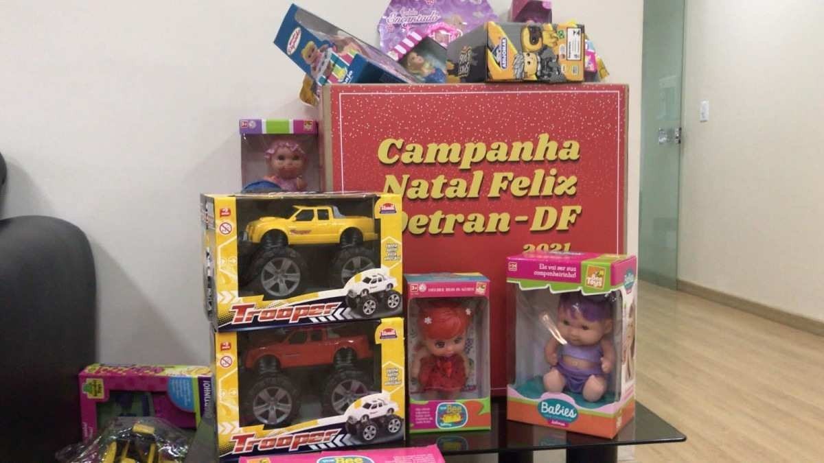 Detran-DF promove campanha para arrecadar de brinquedos para o Natal