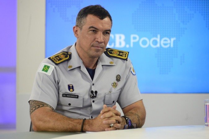  29/11/2021 Crédito: Marcelo Ferreira/CB/D.A Press. Brasil. Brasilia - DF. CB.Poder entrevista o comandante da PM-DF, Coronel Márcio Vasconcelos.