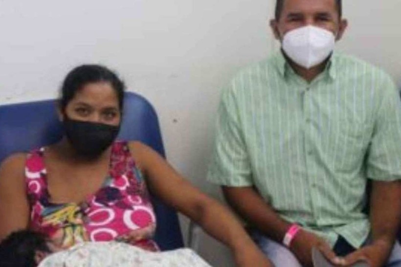 Os pais aguardam ansiosos a alta da pequena Estefany, que segue internada no hospital em Belém