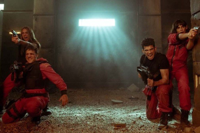  2021. Crédito: Tamara Arranz/Netflix. Cultura. Cena da série La Casa de Papel, da Netflix.