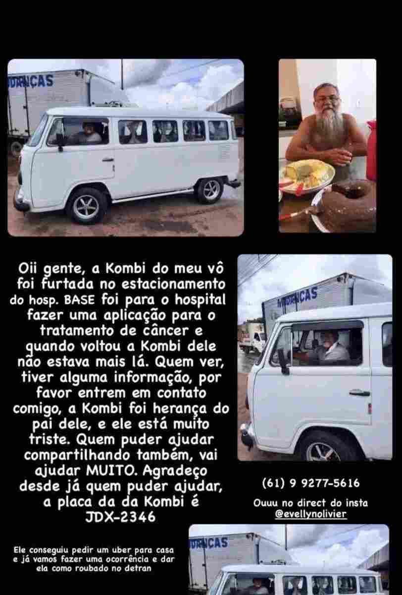 Informações sobre o roubo do veículo