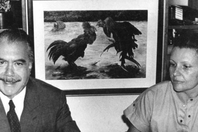 O casal em 1990. Marly e José estiveram lado a lado em eventos importantes durante o mandato do então presidente