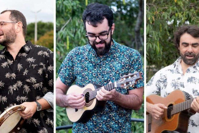 Rogério Córdova, Nelsinho Serra e Pedro Cariello integram o grupo Ursal -  (crédito:  Zuleika de Souza)