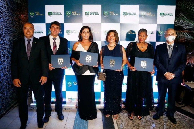 Atletas foram homenageados na noite desta terça-feira, em Aracaju, capital de Sergipe - (crédito: Gaspar Nobrega/COB) Atletas foram homenageados na noite desta terça-feira, em Aracaju, capital de Sergipe - (crédito: Gaspar Nobrega/COB)