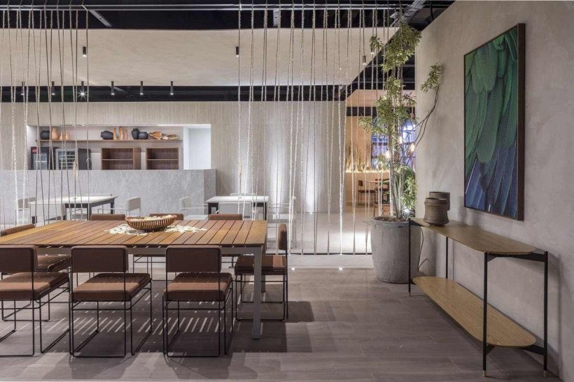 Uso Comercial: Restaurante Aroma CASACOR, por Flávia Nasr Arquitetura
