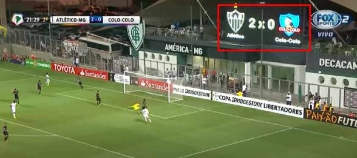 Print de transmiss&atilde;o ao vivo do Fox Sports, recuperada por canal do YouTube.