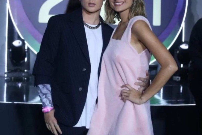 Sasha e o marido, João Figueiredo no Prêmio Multishow 2021

