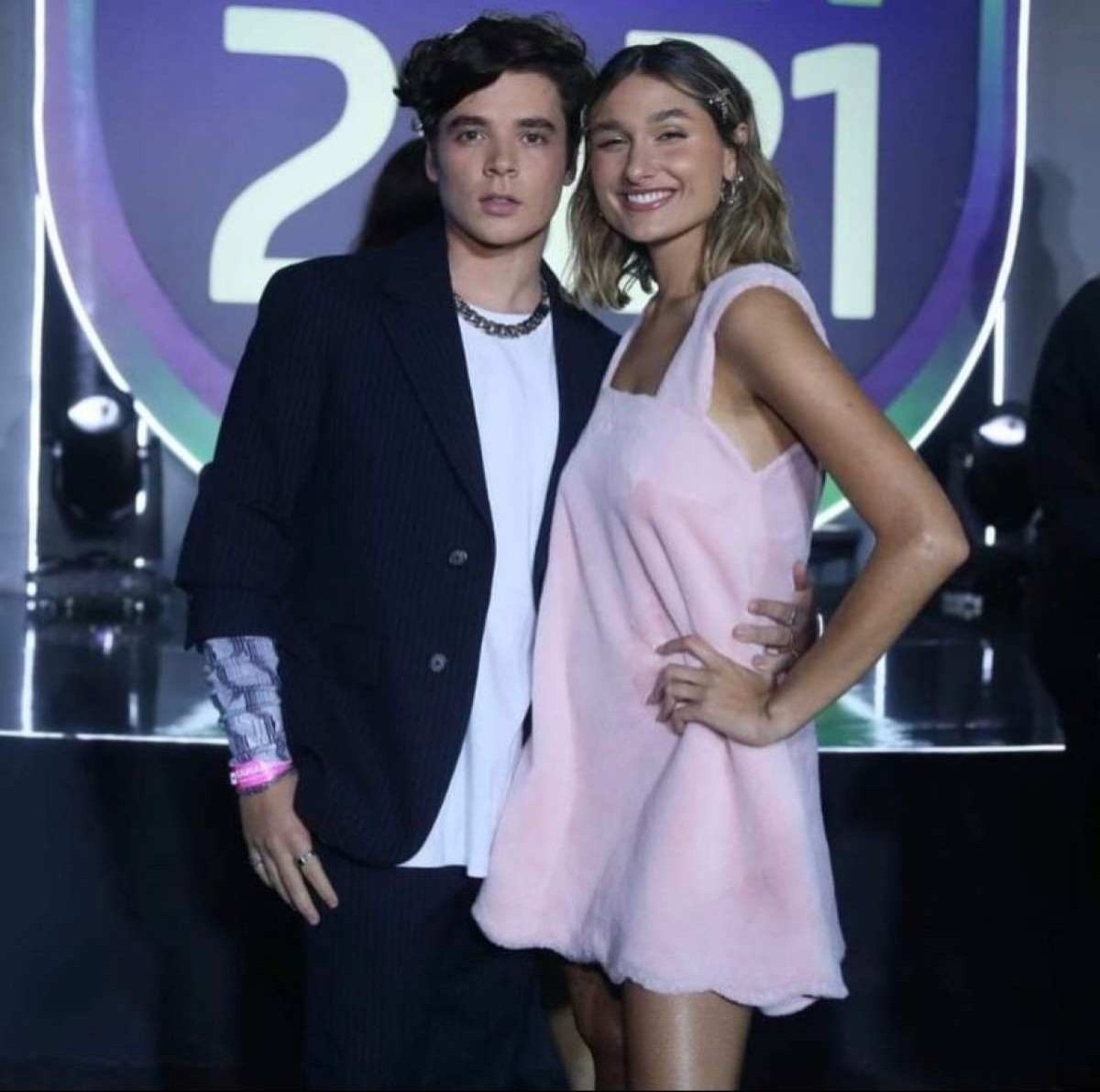 Sasha e o marido, João Figueiredo no Prêmio Multishow 2021 