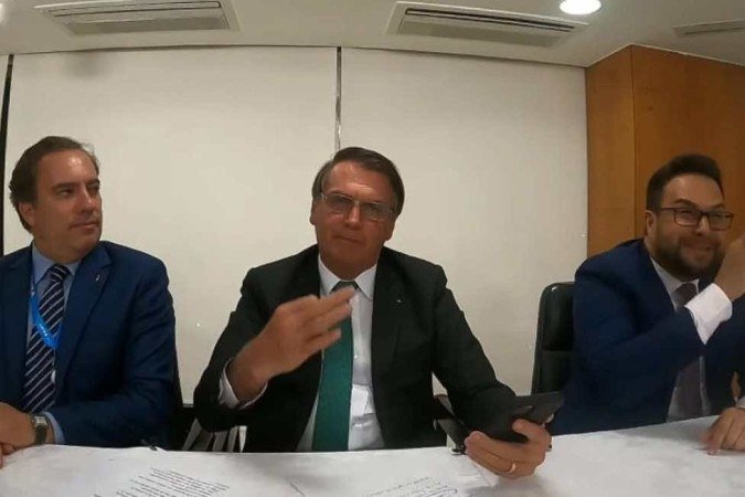 (crédito: Reprodução/Youtube Jair Bolsonaro ) (crédito: Reprodução/Youtube Jair Bolsonaro )