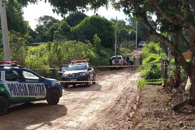 Corpo de taxista foi encontrado em região de mata - (crédito: PCGO/Divulgação)