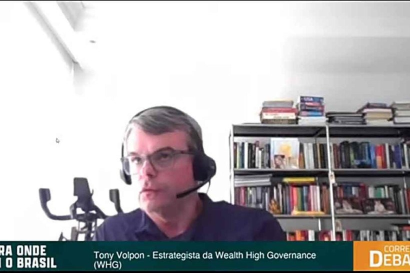  09/12/2021-Correio Debate – "2022, para onde vai o Brasil- Tony Volpon
Estrategista da Wealth High Governance (WHG)