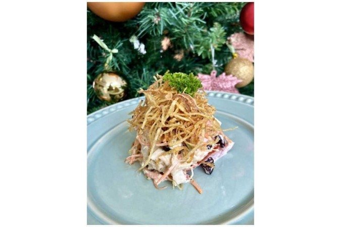 Salpic&atilde;o natalino do Bistr&ocirc; Maison