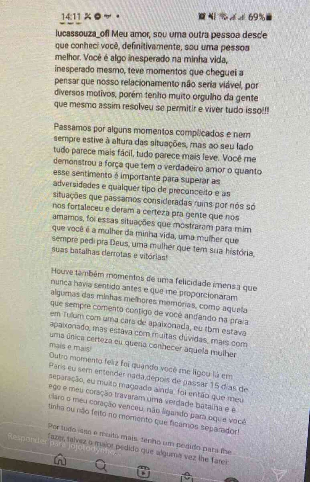 Jojo Todynho anuncia noivado em redes sociais após quatro meses de namoro